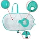thumbnail image 3 of Impermeable ajustable para perros grandes, chaqueta ligera tipo poncho con capucha y tira reflectante (1 unidad, verde, XL), 3 of 4