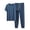 Dark Blue-2 piece sets for men, variant on Men's Short Sleeve Top and Jogger Pant Sleep Pajama Set Soft Modal Cotton Pajamas Comfy Loungewear Sleepwear