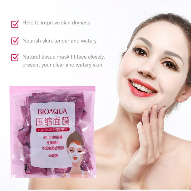 Download 50pcs Pack Natural Non Woven Compressed Face Mask Diy Facial Mask Facial Mask Compressed Sheets Mask Skin Care Walmart Com Walmart Com PSD Mockup Templates