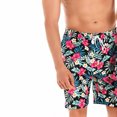 thumbnail image 5 of Odeerbi Family Matching Swimsuits Mens Swim Trunks Quick Dry Board Shorts Summer Swimming Shorts Elastic Waist Beach Shorts Parent-child Father and Son Large Size Beach Trunks Black, 5 of 5