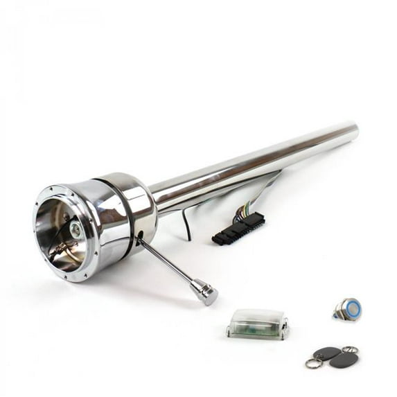 Roadster Column Stainless 9 Hole Blue Push Button with RFID