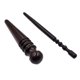 thumbnail image 1 of 2 piezas Leathercraft Slicker Round Burnisher, ébano Wood Leather Burnisher Leather Slicker Tool, cuero pulido varillas Edge Sli, 1 of 2