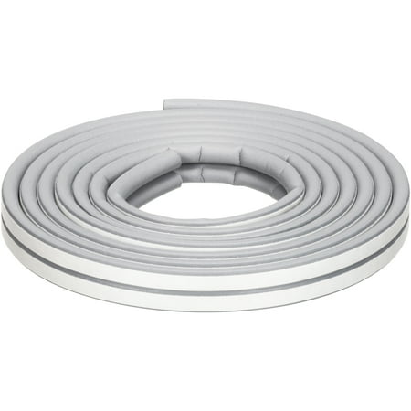 Frost KingĀ® Grey EPDM D-Profile Self-Stick Weatherseal 2 ct Pack