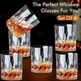 thumbnail image 3 of YooYuuk 10 oz Old Fashioned Lowball Whiskey Glasses, 3 of 6