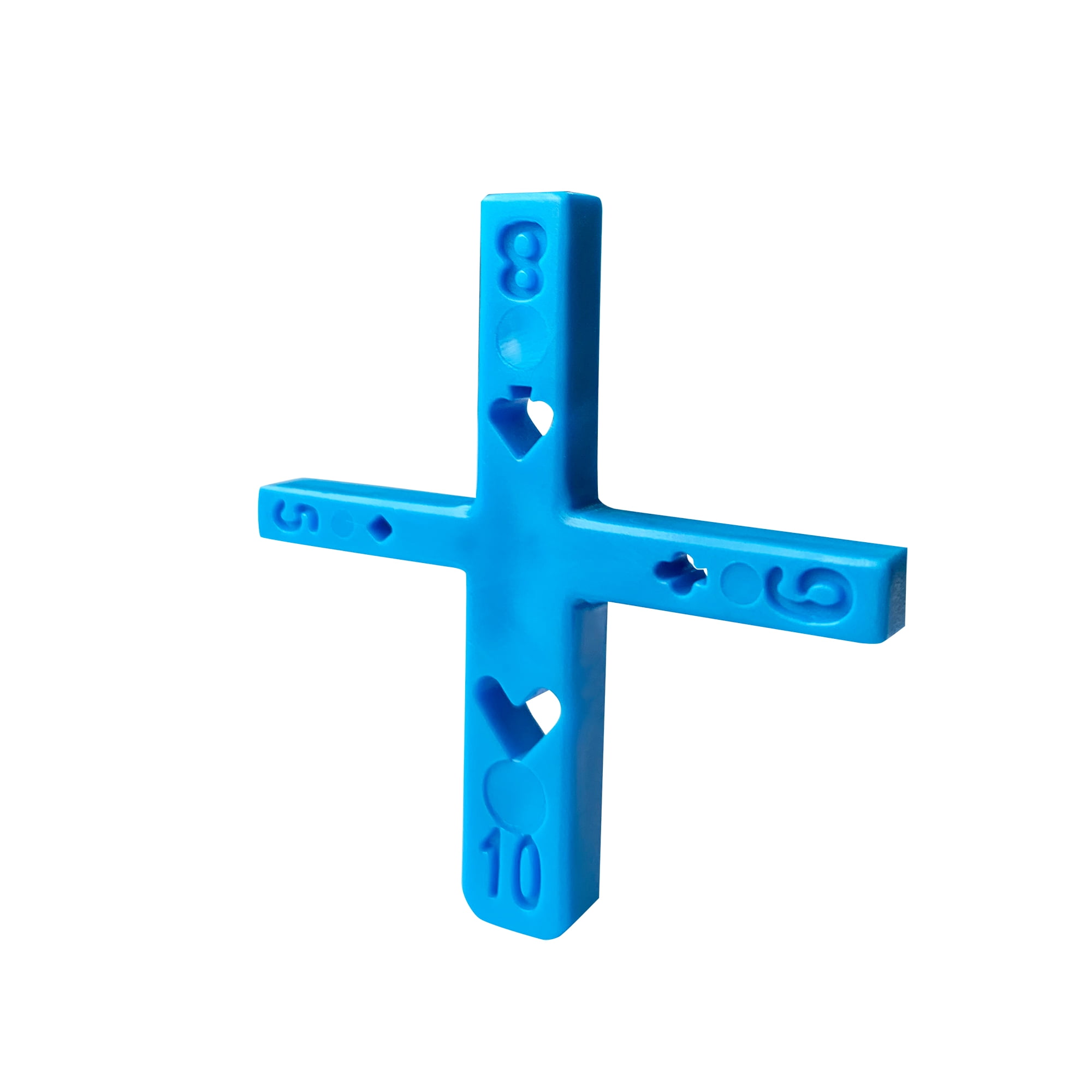 Deck Spacer Multifunctional Spacer 10mm 8mm 6mm 5mm Blue Color Tile Spacer Poker Spacer Card Brick Spacer Outside Use Spacer Square Use Spacer
