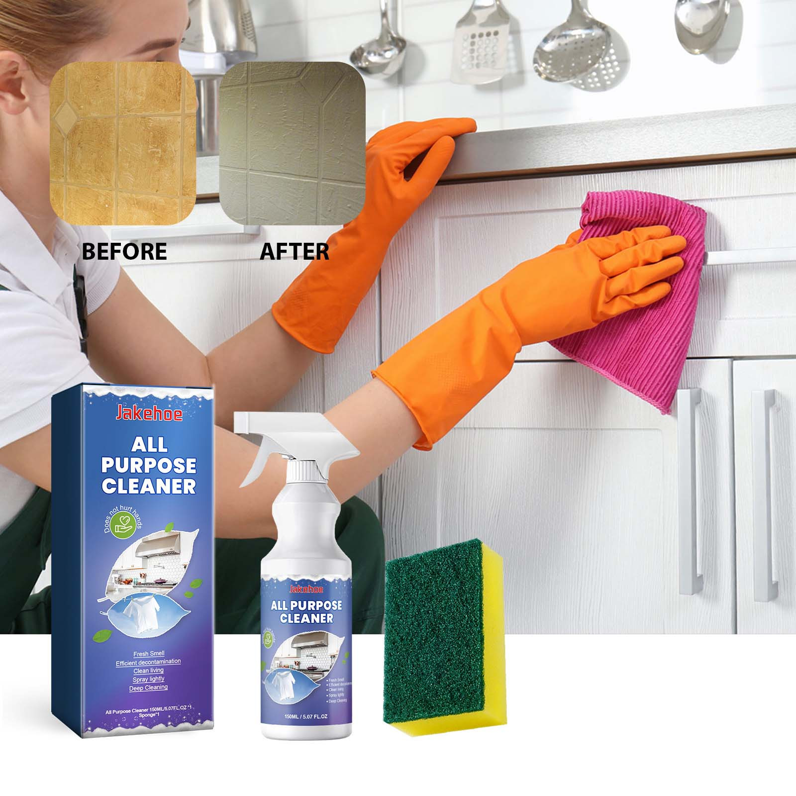 House Cleaning Supplies,Method All Purpose Cleaner,All Purpose Cleaner For Shower Glass Doors Tiled Walls Mirrors Car, All Purpose Cleaners Under $5 150ml