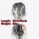 thumbnail image 5 of Grab Clip Type Fluffy Short Ponytail Wig Stylish Simple Hair Extensions Wig for Role Playing, 5 of 5