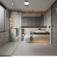 thumbnail image 4 of Papel pintado BAYYA Concrete Peel and Stick, impermeable, 15,8 x 591 cm, 4 of 8