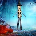 thumbnail image 4 of TIMIFIS Halloween Decorations Skeleton Halloween Decor LED Halloween Lights Horror Ghost Clothes Hat Light Skeleton String Lights Waterproof Party Yard Decor, 4 of 7