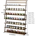 thumbnail image 2 of Shoe Rack Japanese Style Shoe Rack Shoe Shelf Shoe Storage Organizer for Living Room Entryway Hallway/7 Tier/80Cm, 2 of 7