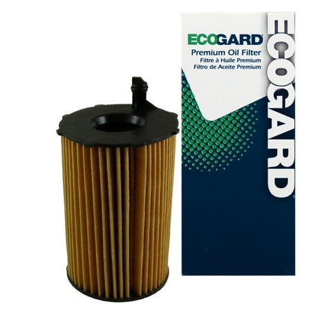 ECOGARD X10234 Cartridge Engine Oil Filter for Conventional Oil - Premium Replacement Fits Audi Q7, Q5, A6 Quattro, A8 Quattro, A7 Quattro / Volkswagen Touareg / Porsche