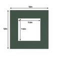 thumbnail image 2 of Hunter Green 12x12 White Picture Mats with White Core for 8x8 Pictures - Fits 12x12 Frame, 2 of 5