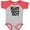 Heather and Red, variant on Inktastic Ain't No Daddy Like the One I Got- Father's Day for Kids Boys or Girls Baby Bodysuit