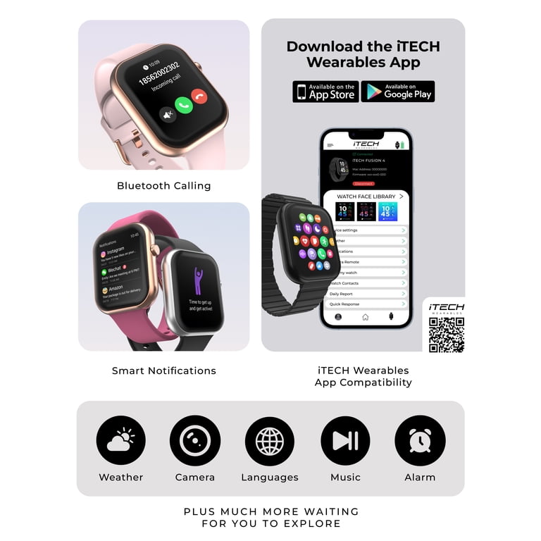 iTech Fusion 4 Smartwatch with AMOLED Display photo 7