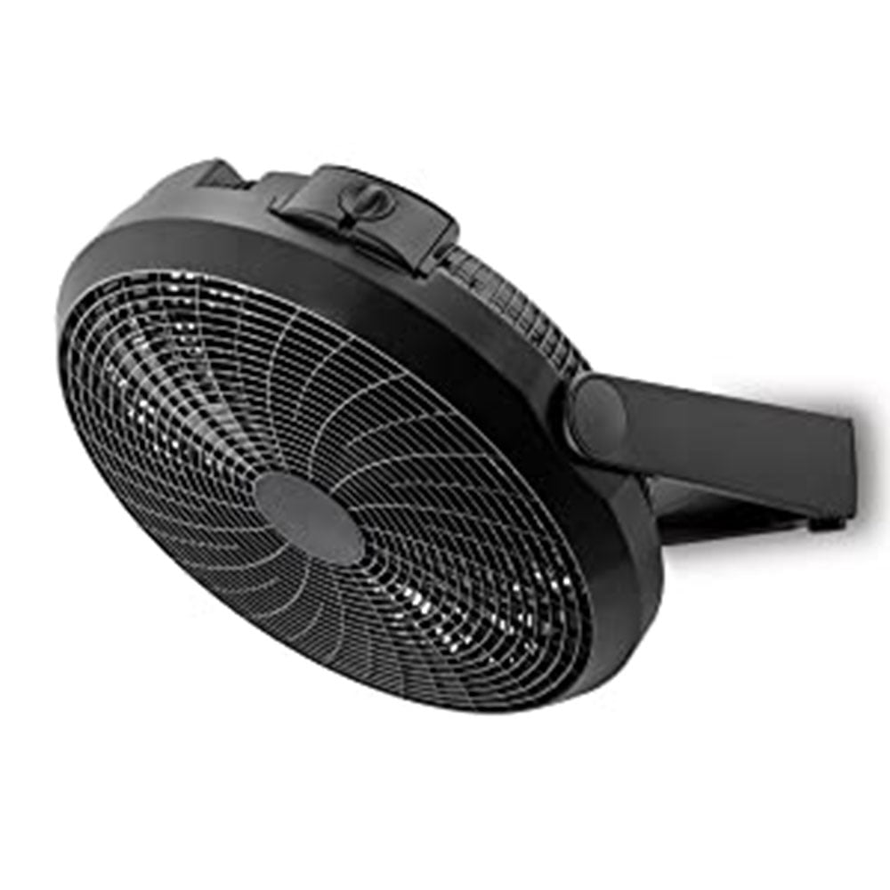 Air Monster 20 Inch Wall Mountable Air Circulator Floor Fan, Black