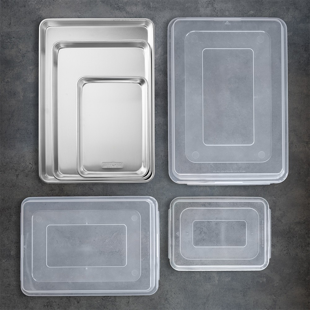 Nordic Ware Naturals 6 Piece Baking Sheet & Lid Set