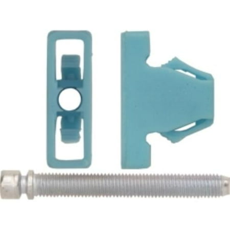 Adj Nut - K Tool International DYN-6702RX Headlight Adj. Screw Blue Nylon Nut 1/4-28 X 2 2/pk, Size: 1/4-28