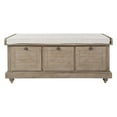 thumbnail image 3 of Dover Storage Bench in Antique Gray Fully Assembled, 3 of 7