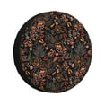 thumbnail image 1 of Fotbe Floral Funda de Llanta de Repuesto con Estampado, Engrosada, Ajuste Universal para Jeep, Remolque, RV, SUV, Camión-16 inch, 1 of 6