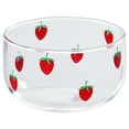 thumbnail image 1 of Miangastore 1pc Durable Glass Bowl Salad Dessert Bowl Fruit Container For Home Kitchen, 1 of 9