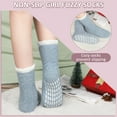 thumbnail image 4 of Loritta Fuzzy Socks for Women Slipper Winter Warm Cozy Socks with Grippers Womens 6 Pairs,Size 5-9, 4 of 6