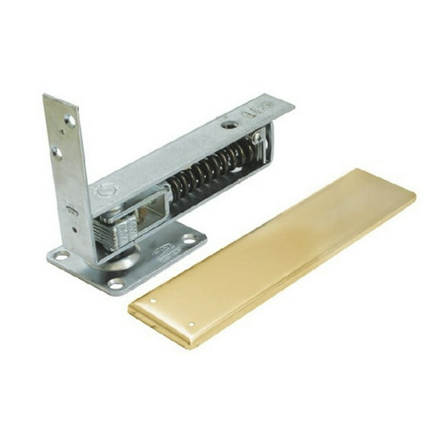Bisagra Mecanica Piso Doble Accion Vaiven Laton Brillante Phillips MX1180