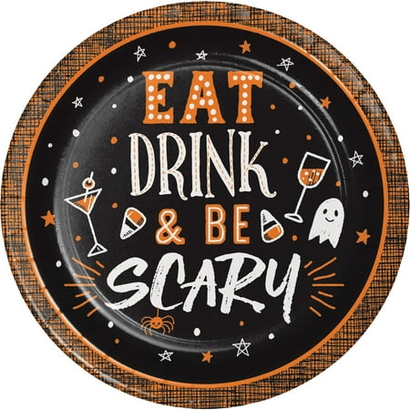 Halloween Happy Hour Eat Drink & Be Scary 8 Ct 6.75