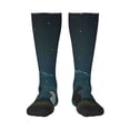 thumbnail image 1 of Fotbe Farm Dog Duck Moonlight Calcetas Divertidas Estampadas para Hombre y Mujer, Calcetas de Algodón hasta la Rodilla para Caminar, Correr, Enfermería y Embarazo, 1 of 6