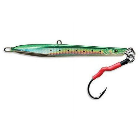 UPC: 0022677128672 | Williamson ASJ60G Abyss Speed Jig 5 2 oz 7/0 Assist Hook Green