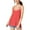 Hot Coral, variant on Ultra Flirt By Ikeddi Juniors Strappy Tank Top White M