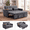 Chenille - Dark Gray, variant on Xiweot 54" Sleeper Sofa Bed, Convertible Pull Out Couch for Living Room Apartment, Chenille Loveseat Sleeper with Adjustable Backrest, USB Ports, Cup Holders & Side Table, Easy Assembly (Dark Gray)