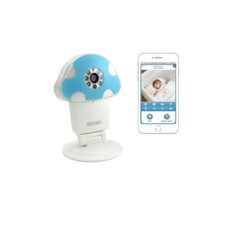 SecuEyes OCAM-M1B Wifi HD 720P Baby Monitor Security Video Camera & Nanny Cam Video Recording Remote Motion Detect Alert with Two-Way Audio and Infrared Night Vision iPhone iPad iOS/Android Compatible