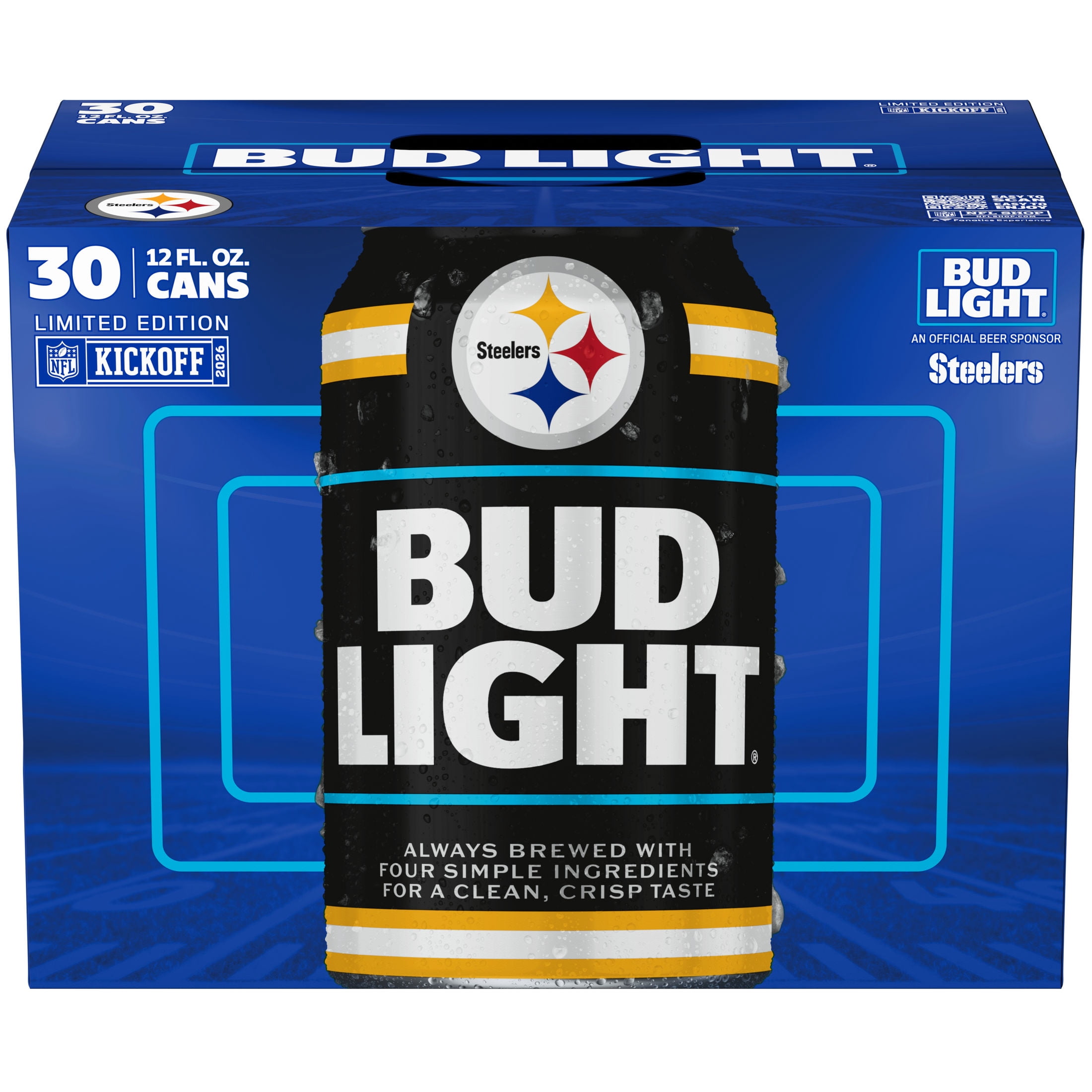 Bud Light American Light Lager Beer 30pk 12 fl oz cans 4.2% ABV