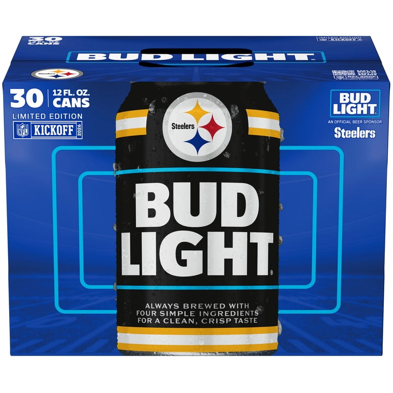 Bud Light American Light Lager Beer 30pk 12 fl oz cans 4.2% ABV