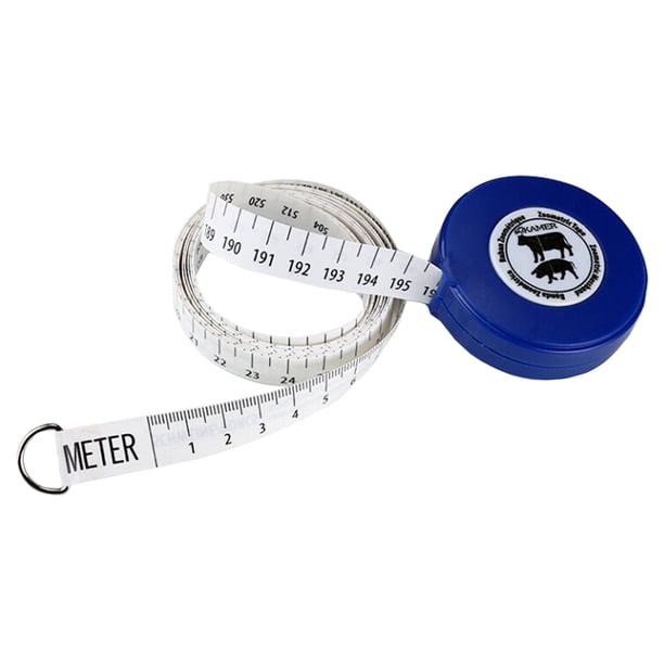 Cinta métrica para pesar cerdos, cinta métrica para medir el peso de animales, cinta métrica para medir la cintura del ganado, suministros agrícolas, estilo aleatorio