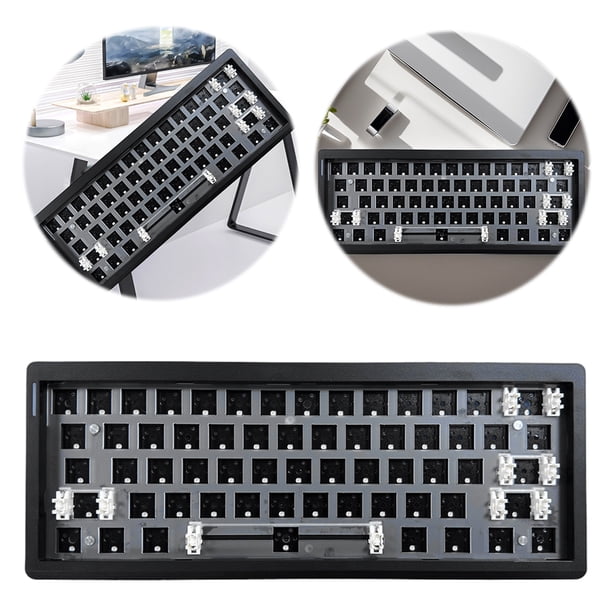 Kit Teclado Inalámbrico ZUOYA GMK61 DIY Personalizado RGB 61 teclas