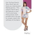 thumbnail image 7 of MeMoi Women's Tie Dye French Terry Cotton Blend Short Set - Womens - Female, 7 of 7