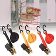 thumbnail image 4 of Cargo Ratchet Strap Durable Tie Down Strap for Automobile Cargo Bundling black, 4 of 6