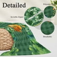 thumbnail image 3 of St Patricks Day Pillow Covers 16"x24", Gold Coin Green Shamrock Spring Watercolor Plaid Soft Brushed Microfiber Breathable Throw Pillow Covers, Pillowcase with Zipper for Couch Sofa Bedroom, 3 of 9