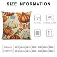 thumbnail image 5 of BCIIG Fall Pillow Covers   Thanksgiving Themed Blue Yellow Orange Pumpkin Print Decorative Throw Pillows Outdoor Autumn Harvest PillowCase Farmhouse Cushion Case Decor for Sofa Couch Bed 22x22in, 5 of 5