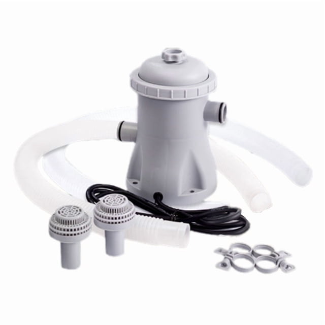 Pool Filter Pump 330 GPH Paddling Pool Electric Water Pump Pool Pumps Ground Small Pool Filter Pump US Plug