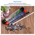 thumbnail image 5 of Clear Rigid Tube Round Plastic Tubing with Red Rubber Cap, 305mm/ 12 Inch Length, 21mmx25mm/0.83"x1", 2 Set, 5 of 7