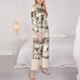 thumbnail image 4 of Bingfone Womens Pajama Sets Cows On The Farm Print,Long Sleeve Loungewear Pajamas Set-Medium, 4 of 9