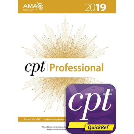 CPT 2019 Professional Codebook and CPT Quickref App Package (Best App Builder 2019)