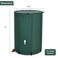 thumbnail image 2 of Gymax 100 Gallon Portable Rain Barrel Water Collector CollapsibleTank w /Spigot Filter, 2 of 10