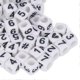 thumbnail image 4 of Lot de 300 perles acryliques blanches numérotées de 7 x 7 mm pour la fabrication de bijoux, bracelets et décorations, 4 of 4