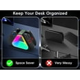 thumbnail image 6 of Charging Dock for Switch 2 2025 JoyCon，4 in1 Controller Charging Docking Station, with RGB Ambient Light USB-C Cable Included Triangular Design, Stable Placement, 6 of 6
