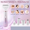 thumbnail image 4 of OCTMOM Electric Razor for Women,  5 in 1 Electric Shaver Bikini Trimmer for Lady, Versatile Facial Grooming for Female, 4 of 6