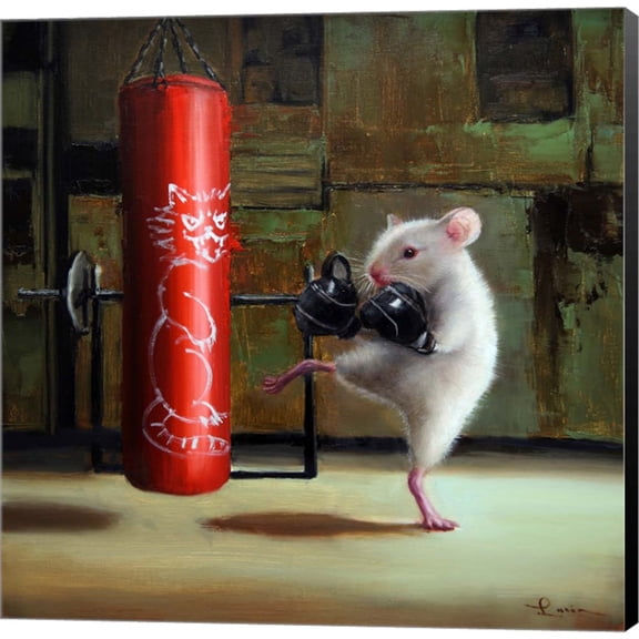 Great Art Now Gym Rat by Lucia Heffernan, Canvas Wall Art, 12W x 12H