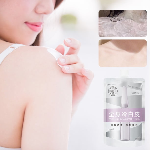 Crema blanqueadora Cold White para todo el cuerpo, mascarilla corporal blanqueadora, leche corporal, crema aclaradora corporal Cold White para la parte interna de los muslos, 200 ml, loción bronceador